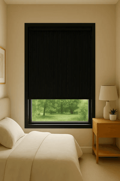 Honeycomb Black Blinds