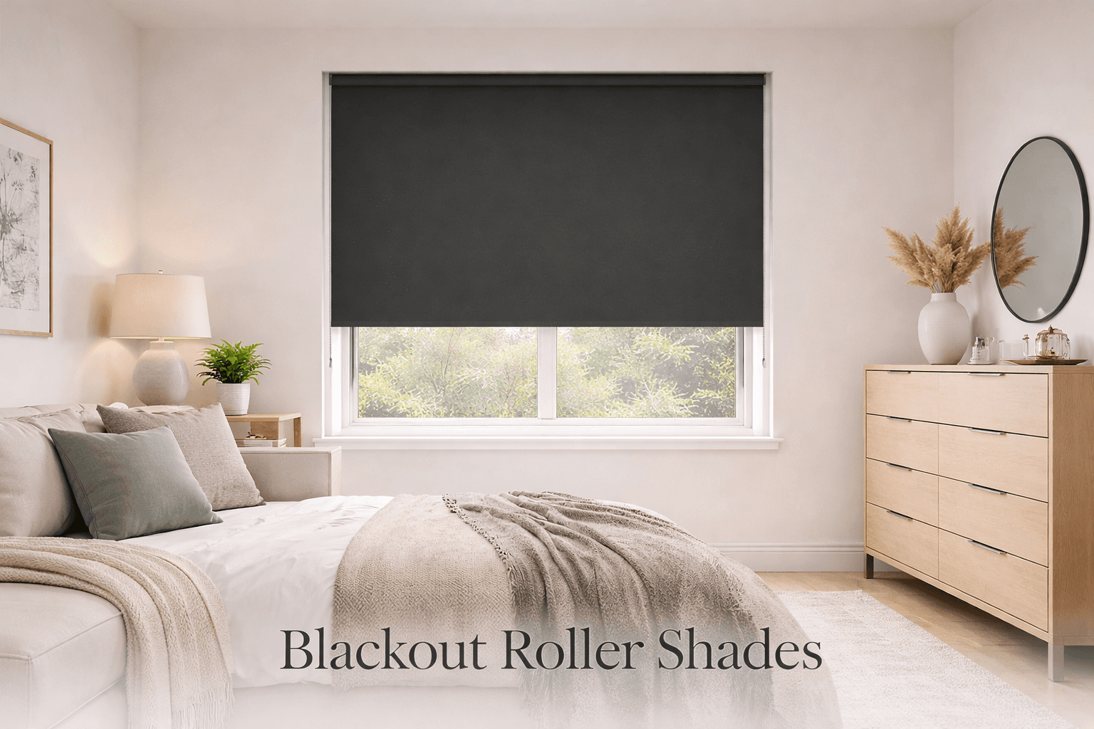 Blackout roller Shades