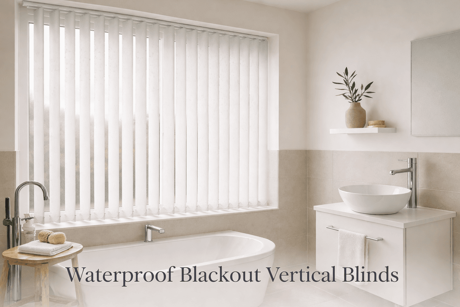 Waterproof Blackout vertical blinds