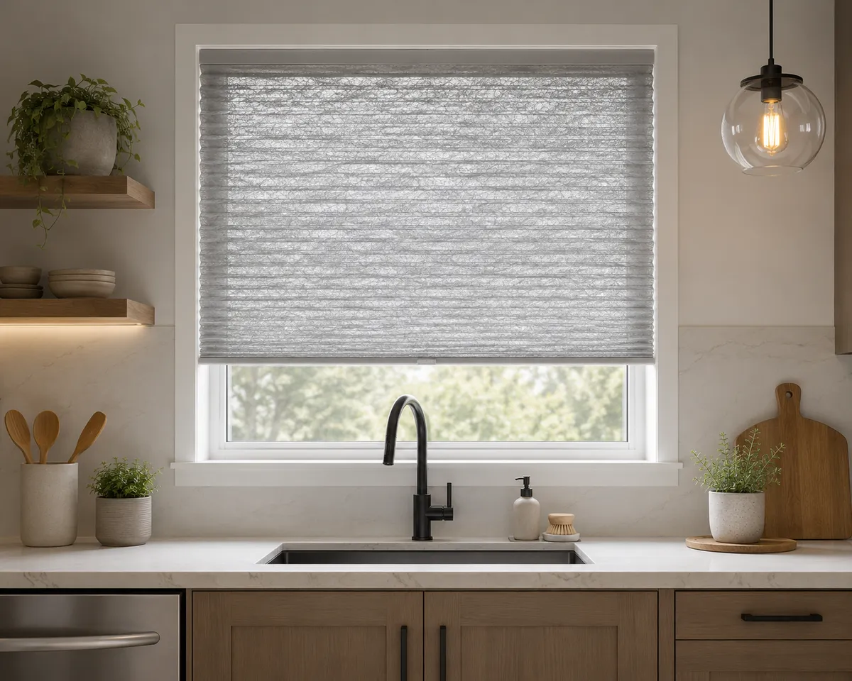 Metallic Sheer Cellular Shades