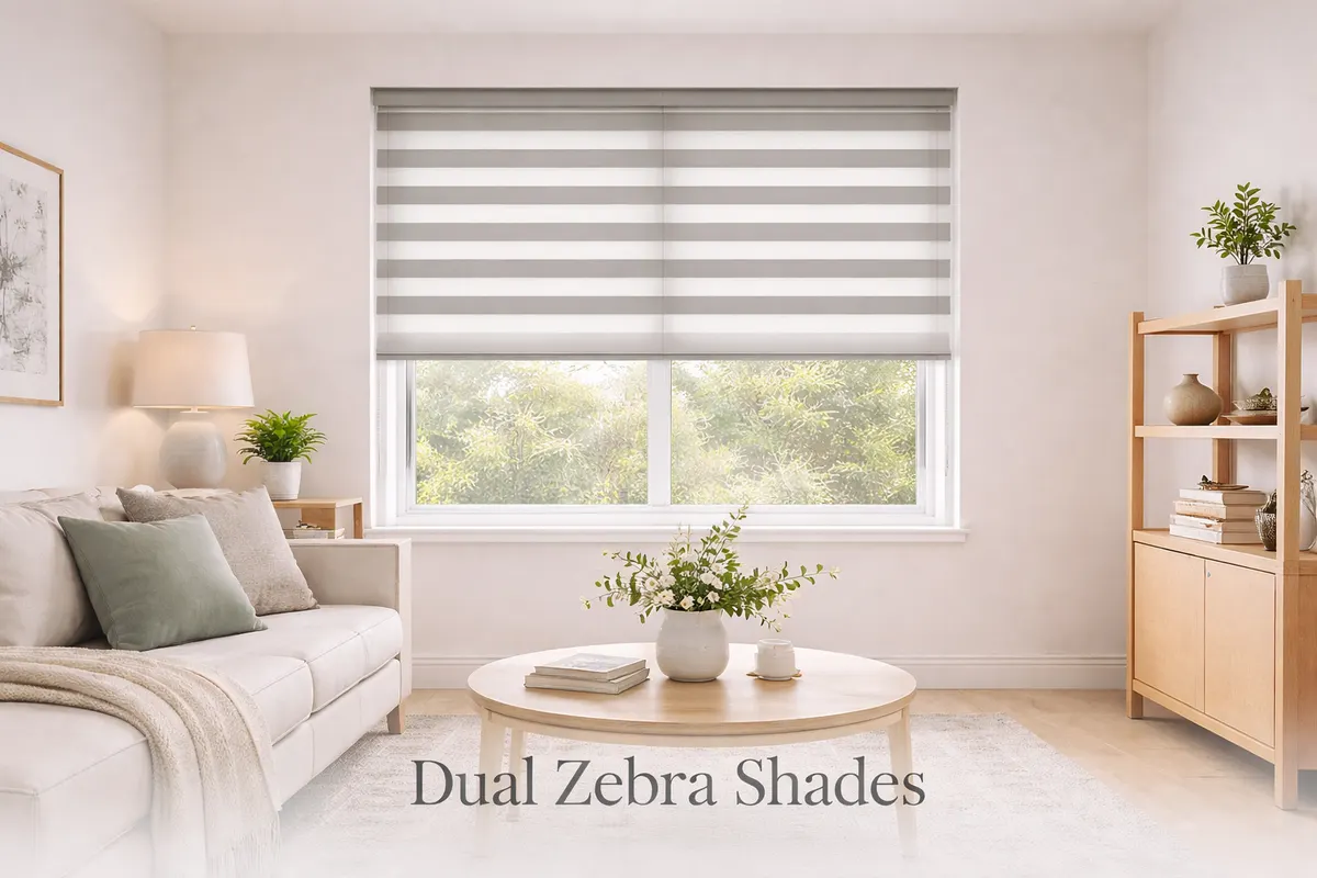 Dual zebra shades