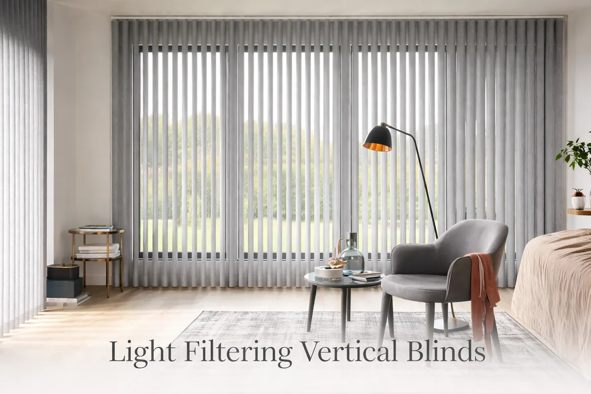 Light filtering Vertical blinds